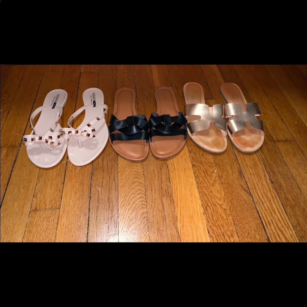 Women's sandal bundle- 3 pairs- Size - 9